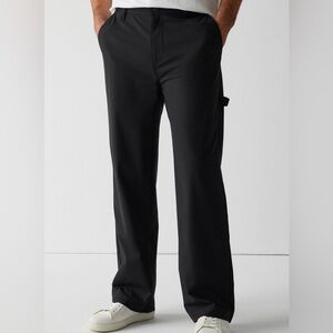 Men's Black Fabletics ‘The Don’ Baggy carpenter pants